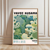 Yayoi Kusama Tokyo 1987 Print – Pop Art Wall Print, Contemporary Art Canvas