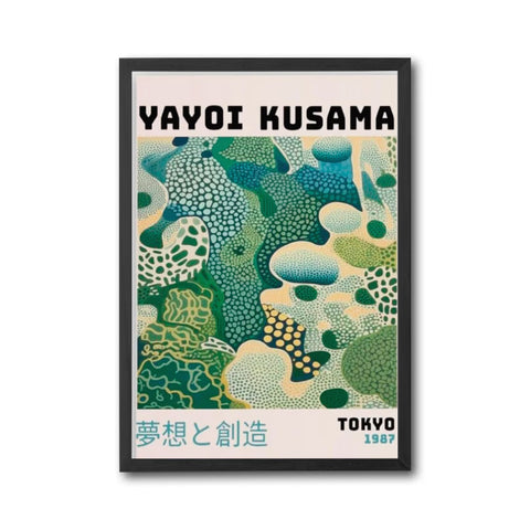 Yayoi Kusama Tokyo 1987 Print – Pop Art Wall Print, Contemporary Art Canvas