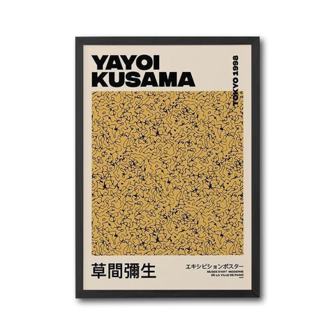 Yayoi Kusama Tokyo 1998 Exhibition Wall Poster | Pop Art Wall Print