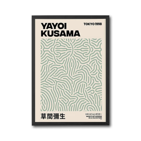 Yayoi Kusama Tokyo 1998 Understated Print | Sleek Artwork Wall Print