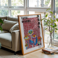 Yayoi Kusama Tokyo 1998 Pop Art Wall Poster – Minimal Expressive Wall Print