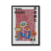 Yayoi Kusama Tokyo 1998 Pop Art Wall Poster – Minimal Expressive Wall Print