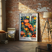 Yayoi Kusama Tokyo 1998 Wall Poster – Aesthetic Floral Home Art