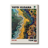 Yayoi Kusama Tokyo Abstract Wall Art – Colorful Dotted Shoreline