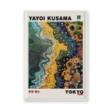 Yayoi Kusama Tokyo Abstract Wall Art – Colorful Dotted Shoreline