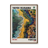 Yayoi Kusama Tokyo Abstract Wall Art – Colorful Dotted Shoreline