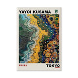 Yayoi Kusama Tokyo Abstract Wall Art – Colorful Dotted Shoreline
