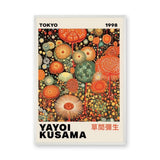 Yayoi Kusama Tokyo Maximalist Wall Art – Polka-Dot Floral Print