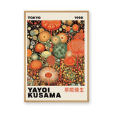 Yayoi Kusama Tokyo Maximalist Wall Art – Polka-Dot Floral Print
