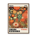 Yayoi Kusama Tokyo Maximalist Wall Art – Polka-Dot Floral Print