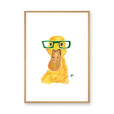 Yellow Duck Kids Wall Art – Watercolor Animal Print for Nursery