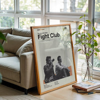 You Do Not Talk About Fight Club Nostalgic Movie Print Wall Print