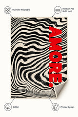 Zebra Amore Modern Area Rug – features